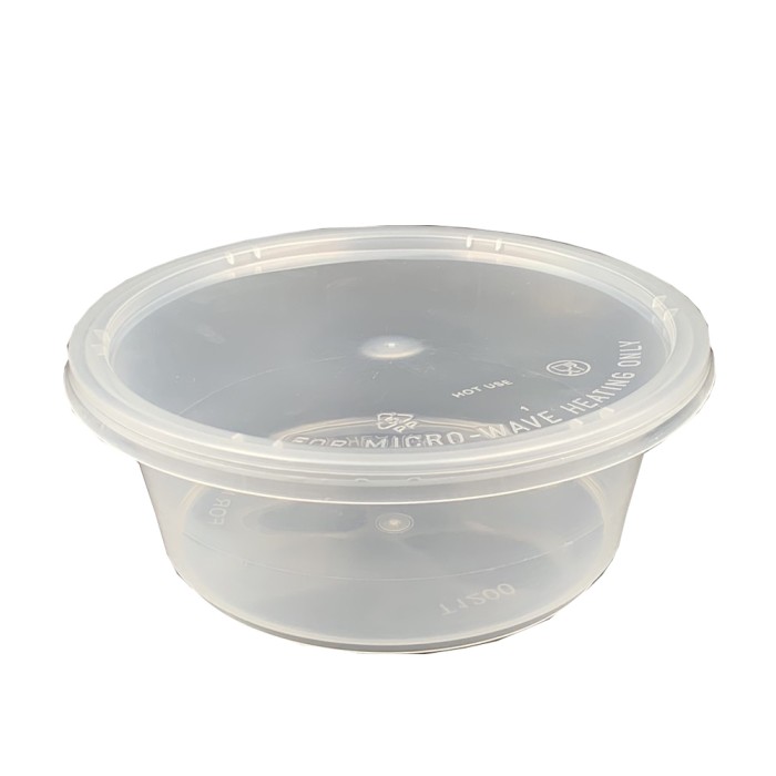 CB 1200 Round Container with Lid - 150PCS @ www.mqsupplies.com